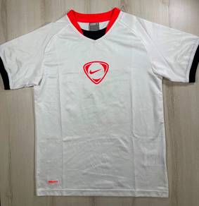 Nike Football Youth White Jersey #CC Used