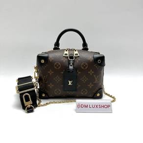Preloved LV Monogram Black Petit Malle Souple