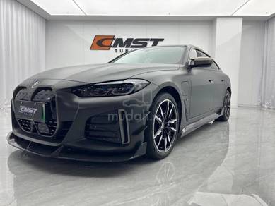 BMW i4 CMST Front Lip Aerokit Dry Carbon Set