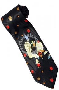 The Simpsons Homer Angry Marge Bart Lisa Neck Tie