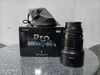 viltrox Pro 75mm f1.2 E mount 