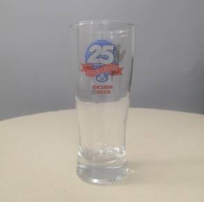 Anchor Beer 25th Anniversary glass cup