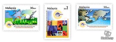 Mint Stamp Tourism Meeting Malaysia 2004