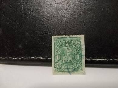 1895 Mexico Stamp Mailman