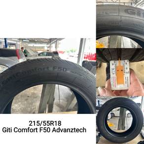 Used Tyre 215 55 18 Giti Comfort F50