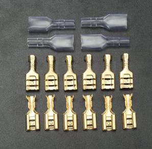 6.3mm Brass Crimp Terminal Female Spade Connectors