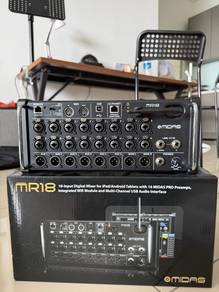 IQ12 TurboSound & Midas MR18