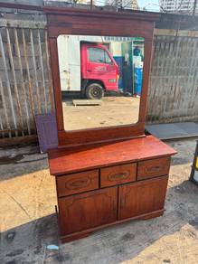 3.5x6ft Solid Meja Solek Dressing Table Cabinet Dr