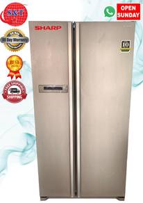 Fridge SIDE BY SIDE SHARP SILVER