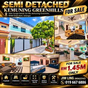 Semi-Detached House For Sale in Kota Kemuning,SGR