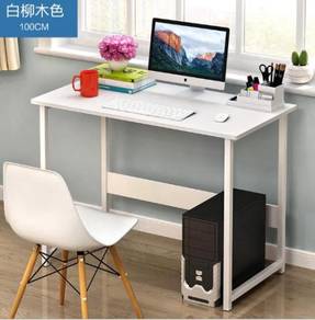 100x55 white putih Table meja pejabat desk 3