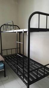 Katil double decker single heavy duty offer