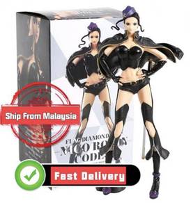 Anime One Piece Flag Diamond Ship Nico Robin 25cm