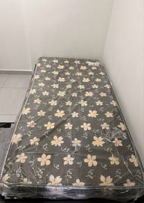 Single Size Bed Frame + Single Mattress