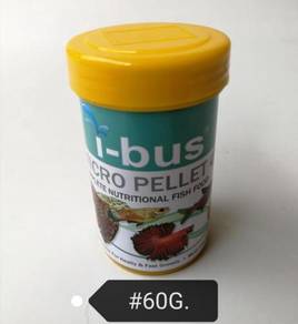 I-Bus Micro Pellet 60gram Fish Feed Aquarium Ikan