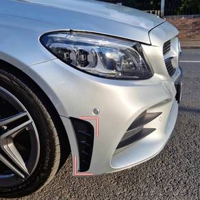 C Class W205 Lci AMG Front Bumper Flag Bodykit