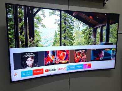 Samsung smart tv curve 65inci 4k uhd 