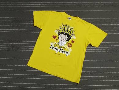 SoftBank HAWKS X BETTY Boop TEE M