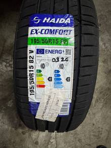 Tayar baru haida 195/50/15 tahun 26