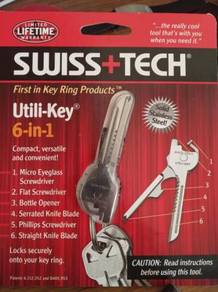 Original swisstech utilikey multi tool keychain