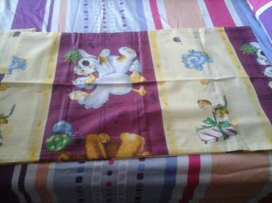 Maroon KING size bed sheet (NON-FITTED) - NEW