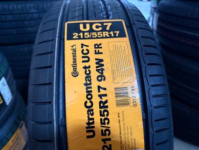 Tayar baru 215 55 17 Continental UC7 2025 hrv acr