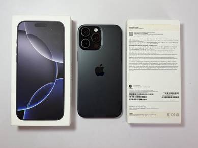 (7L9L7) iPhone 16 Pro Max 256gb Black ZP|Spaylater