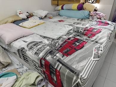 9" King size mattress + divan for Sale