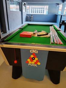 Refurbished British Pool Table-7ft with coin slot