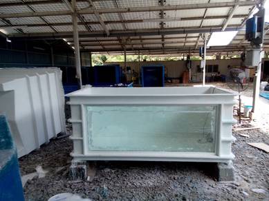 Fiberglass Fish Tank / Top Filter  :