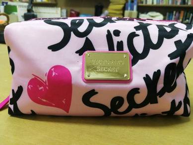 Original Victoria Secret's Pink Stripe pouch bag