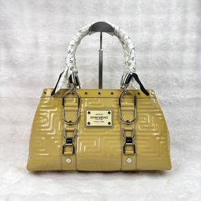 Gianni Yellow Versace Couture Vintage Patent