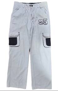 Kikilala Beige Casual Cargo Trousers