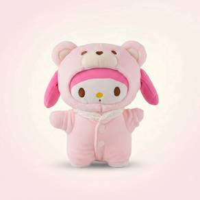 21cm Kawaii My Melody Bear Costume Plush Toy