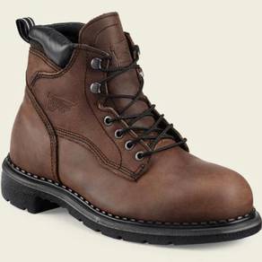 Safe Shoes Red Wing Men 6In Brown 2206 EH ST IN WP