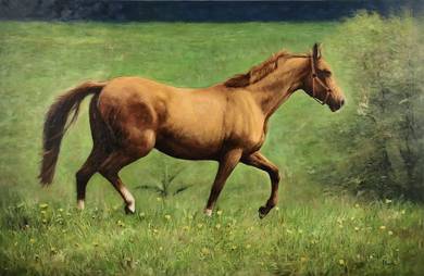 Oil Painting - Grace In Motion