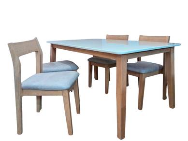 (Showroom Set) Modern 5-Piece Dining Set