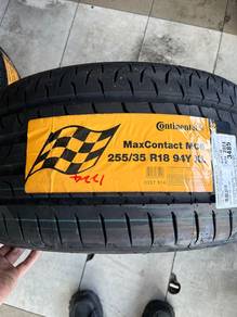 255 35 18 Conti MC6 MaxContact+Tayar Baru+AA +TCP
