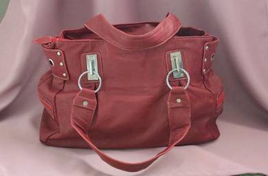 Shoulder tote bag red colour