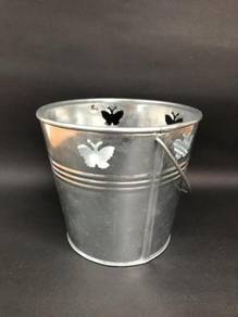 Butterfly Metal Bucket