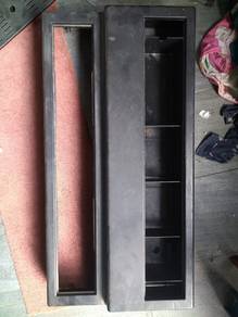 cover hitam aquarium siap lampu