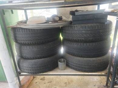 6 Pcs Goodyear 16" Tyres (Cheap / Spare Use)
