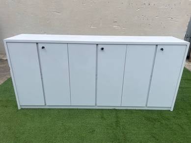 YE92N Almari Buku Kabinet Pejabat 2 Meter 6 Pintu