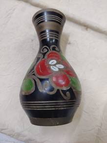 old brass vase