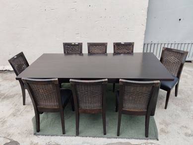 PK170 Meja Makan Kayu Jati Teak Wood Dining Set