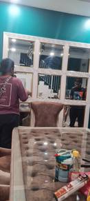 PASANG WALL MIRROR CUSTOM l install custom mirror