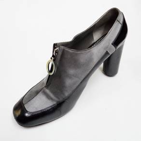 Marc Jacobs Satin & Leather Boot Heels