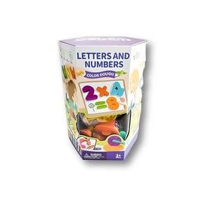 Color Dough Letters And Numbers