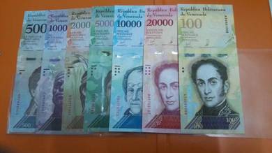 Venezuela set 500 - 100000 Bolivares 2015 - 2017