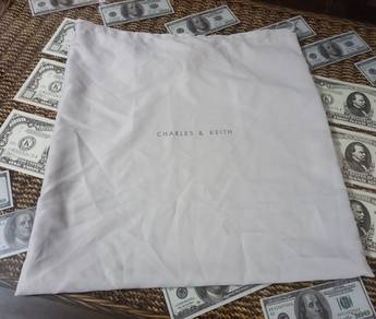 Authentic CHARLES & KEITH XL Dust Bag (49cm x49cm)